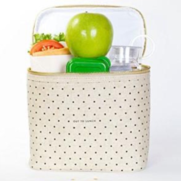Kate Spade On The Go Polka Dot Lunch Box Tote NWT - Picture 2 of 6